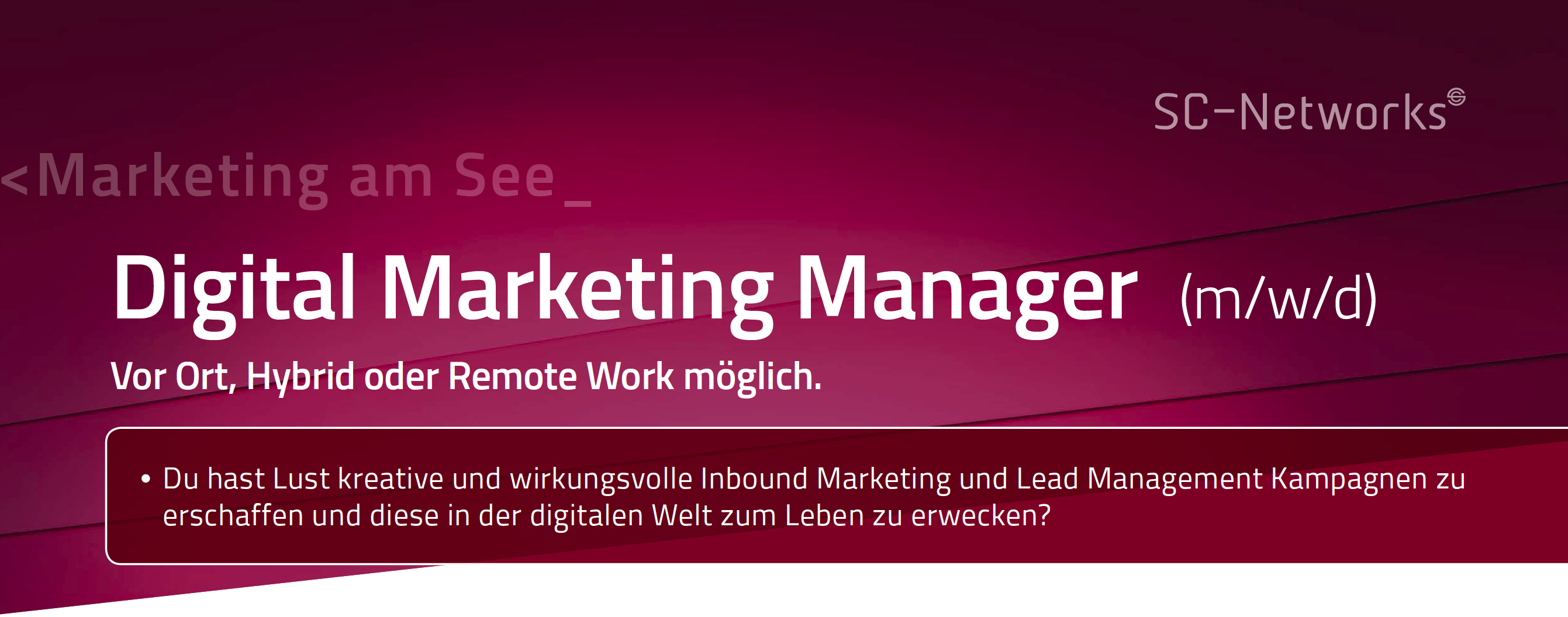 Digital Marketing Manager (m/w/d)